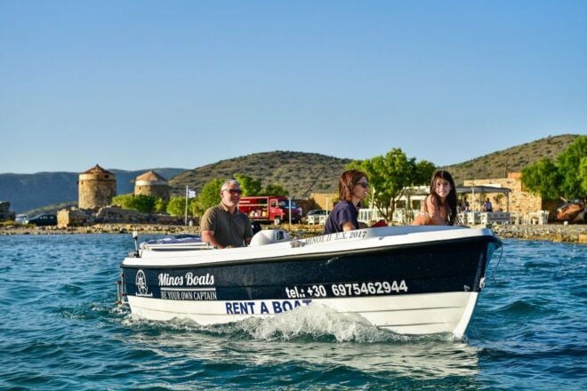 Crete: Be Your Own Captain and Explore the Mirabello Bay! - Private Group Experience