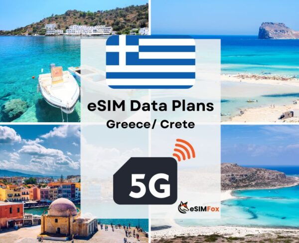 Crete: Greece/ Europe Esim Internet Data Plan High-Speed - The Sum Up