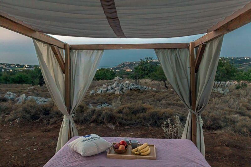 Crete Rodakino: Sleep under the stars - What’s Included and How It Works
