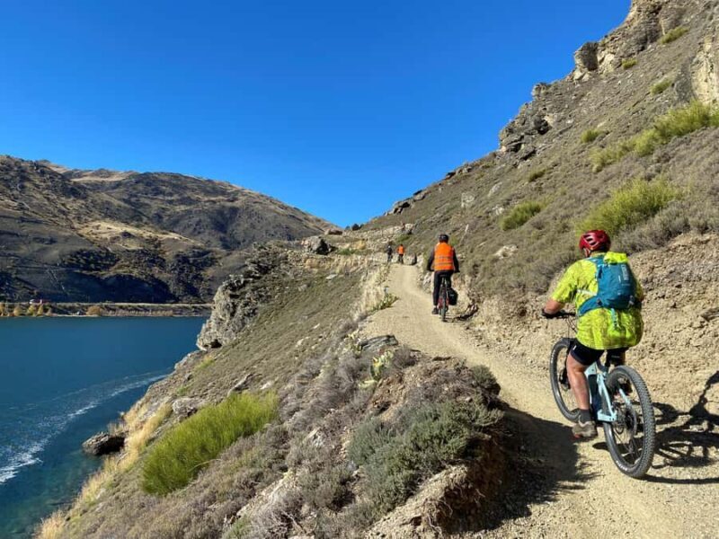 Cromwell: Lake Dunstan Boat & eBike Tour with Winery Lunch - The Remaining Trail and Cromwell Heritage Precinct