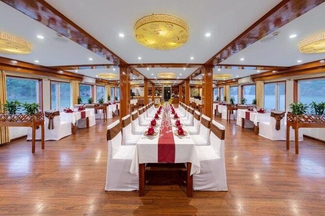 Crown Legend Cruise Ha Long 2 Days 1 Night - Dining Options and Culinary Delights