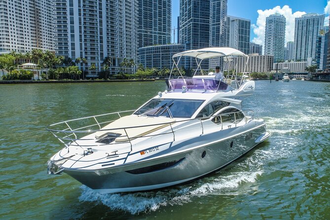 Cruise Miami in a Luxurious Azimut Flybridge Yacht - Luxury Features and Amenities