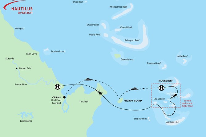 Cruise to Moore Reef Pontoon and Return Helicopter Flight From Cairns - Directions