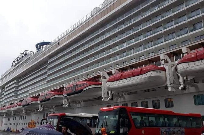 Cruiseship Tour :Dragon Bridge, Marble Mountain,Hoi An City: CHAN MAY or TIEN SA - Common Questions