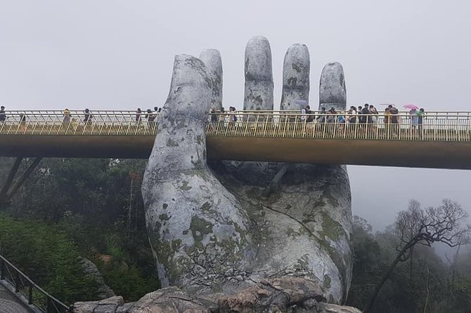 Cruiseship Trip From TIEN SA or CHAN MAY Port to GOLDEN BRIDGE & DA NANG City - Visiting the Golden Bridge