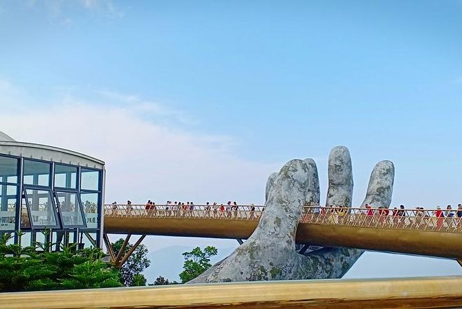 Cruiseship Trip to GOLDEN BRIDGE BA NA HILLS From CHAN MAY or TIEN SA Port - Exploring Lush Green Jungle Walks