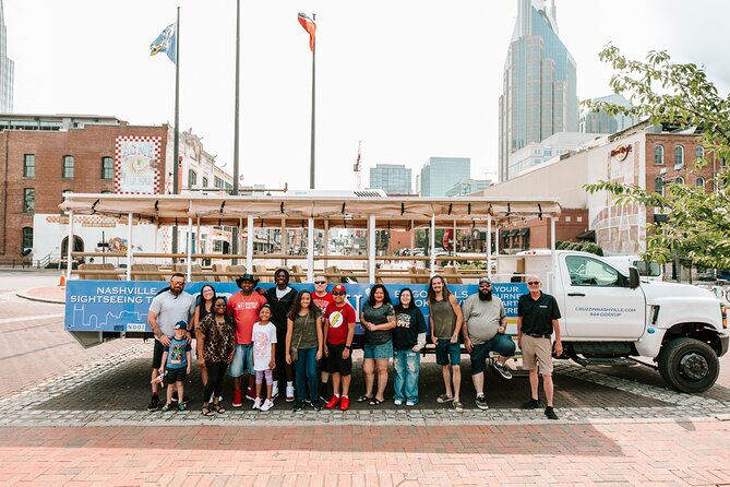Cruzzin Nashville Narrated Sightseeing Tour by Open-Air Vehicle - Additional Information