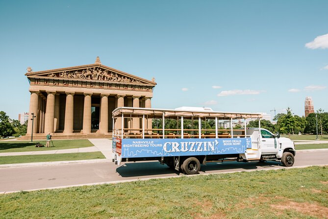 Cruzzin Nashville Narrated Sightseeing Tour by Open-Air Vehicle - Common Questions