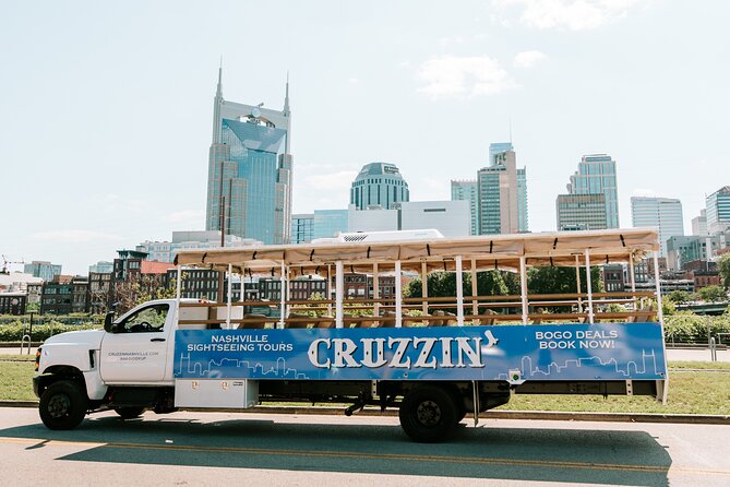 Cruzzin Nashville Narrated Sightseeing Tour by Open-Air Vehicle - The Sum Up
