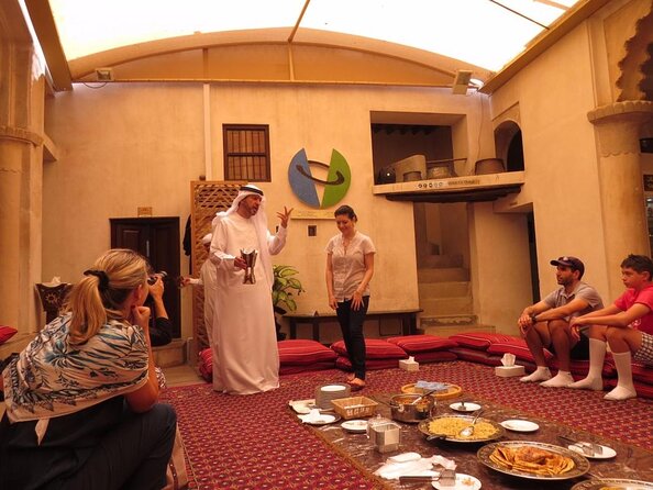 Cultural Tour of the Al Fahidi Al Bastakiya District in Authentic Old Dubai - Sample Arabic Coffee
