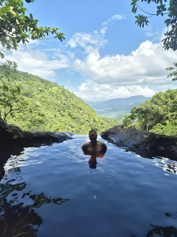 Cunca Plias Waterfall And Goa Rangko Full Day Tour in Labuan Bajo - Swimming in Rangko Cave’s 7-meter saltwater pool