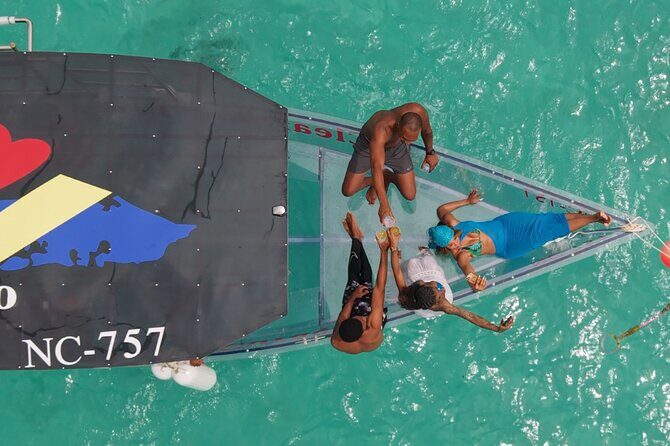 Curaçao ClearBoat Snorkel Tour  Daaibooi, Porto Marie & Cas Abao - Discover the Beauty of Curaçao with the ClearBoat Snorkel Tour