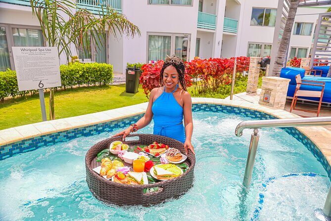 Curacao Floating Breakfast Photoshoot free Drone Videos & Mimosas - What to Expect from the Floating Breakfast Photoshoot