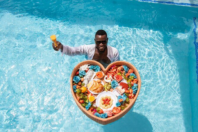 Curacao Floating Breakfast Photoshoot free Drone Videos & Mimosas - The Sum Up