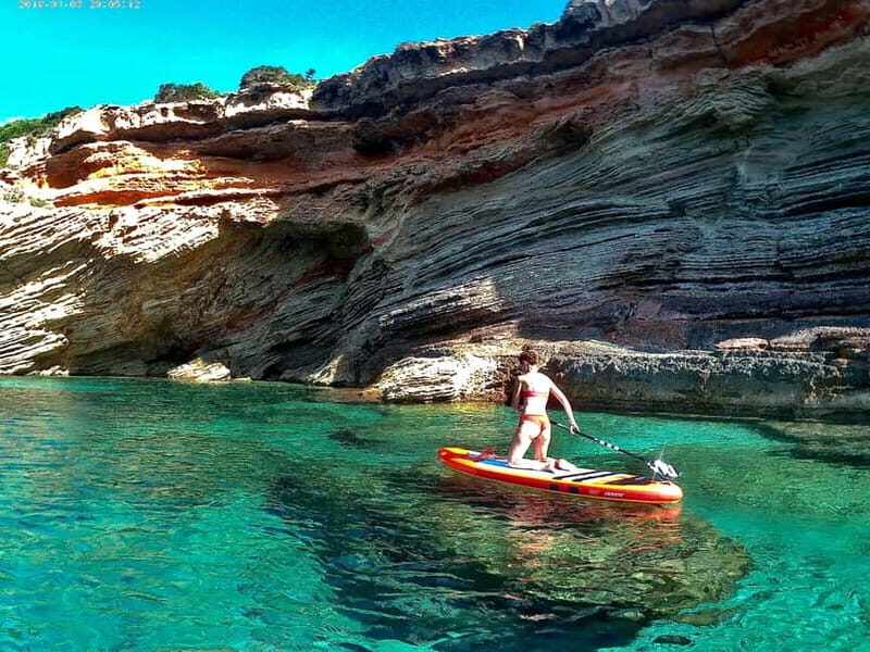 Curso de PaddleSurf, Visita Cuevas y Calas secretas, Snorkel - Relaxing Breaks and Island Stories