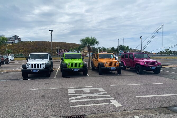 Custom Jeep Rental in St Maarten - Meeting and Pickup