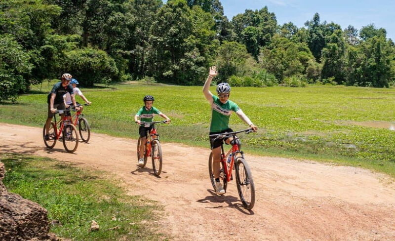 Cycle the Angkor Backroads inclusive Lunch at Local house - The Cycling Journey and Support