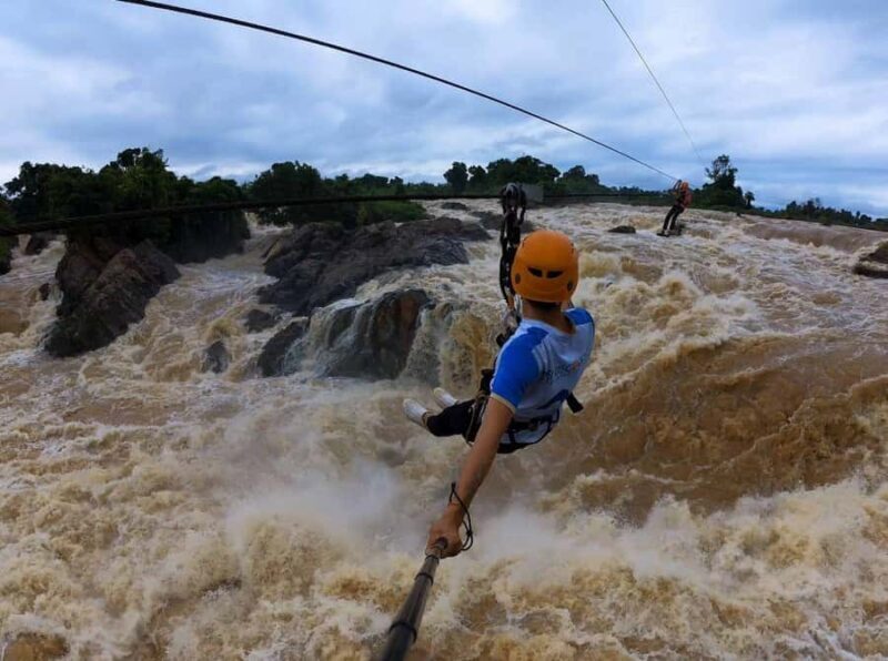 Cycling tour Don Det+Don Khone with Zipline at Lipphi Falls - An In-Depth Look at the Experience