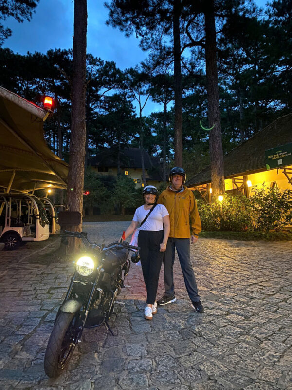 Da Lat Night Food Tasting & Sightseeing Tour by Scooter - Night-market rice-paper pizza and a proper curry