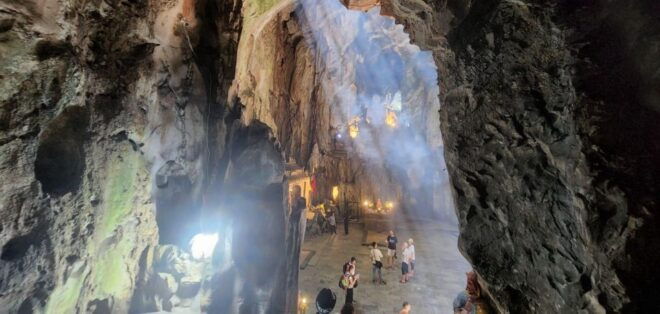 Da Nang City Tour -Marble Mountain -Am Phu Cave- Lady Buddha - Majestic Lady Buddha Statue Overview