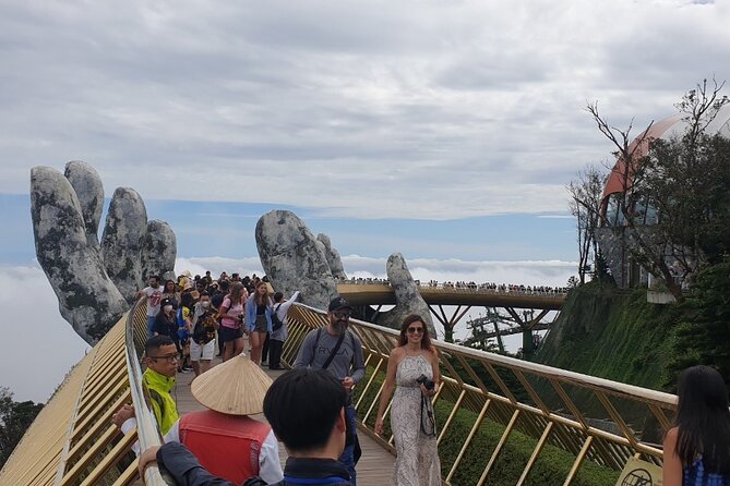 Da Nang Golden Bridge/Ba Na Hills Private Port Transportation - Visit Golden Bridge and Marble Mountains