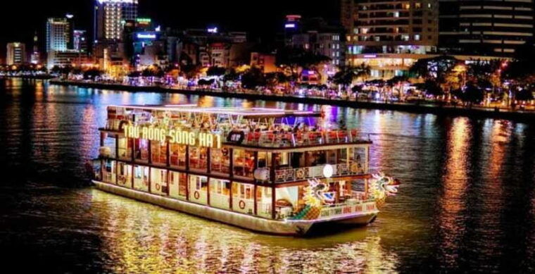 Da Nang: Han River Night Cruise With Sunrise Cocktail - Scenic Views of the City Illuminated at Night