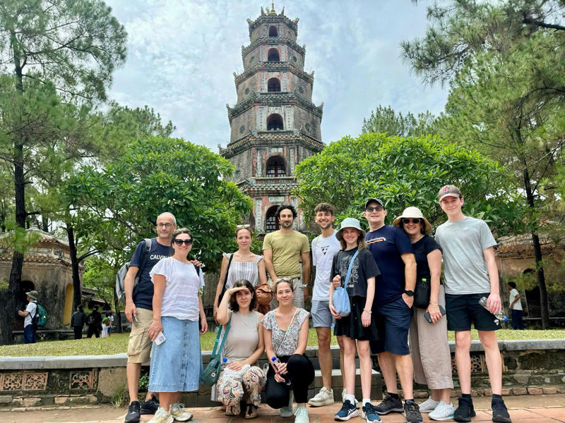 Da Nang: Hue Imperial City Full-Day Tour with Heritage Train - Thien Mu Pagoda offers a quieter pause