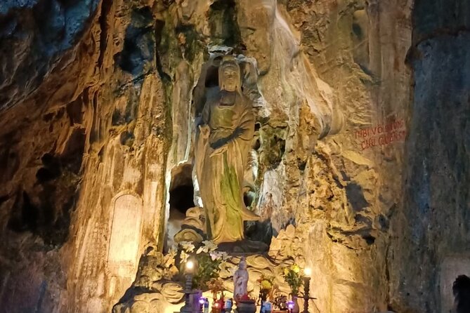 Da Nang: Linh Ung Pagoda, Marble Mountains & Hoi An Tour - Exploring Marble Mountains