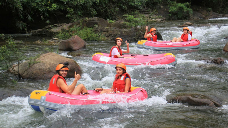 Da Nang: Marble Mountains & Hoa Phu Thanh Rafting Day Tour - At a glance