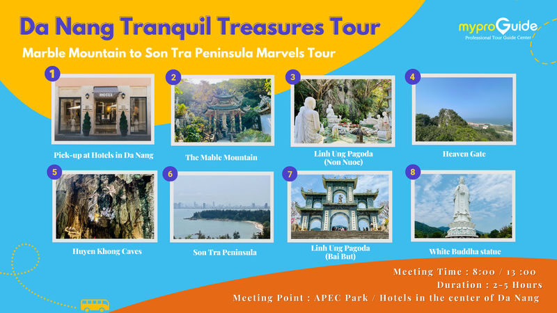 Da Nang Marble Mountains & Linh Ung Pagoda Half-Day Tour - At the Marble Mountains, expect steps and caves
