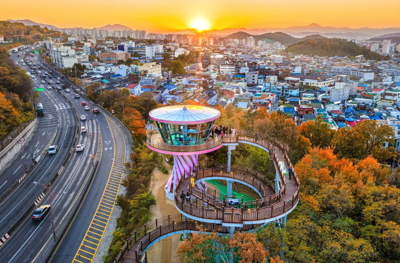 Daegu Hop-On Hop-Off Bus Tour - My take: book it for the route, not the roof