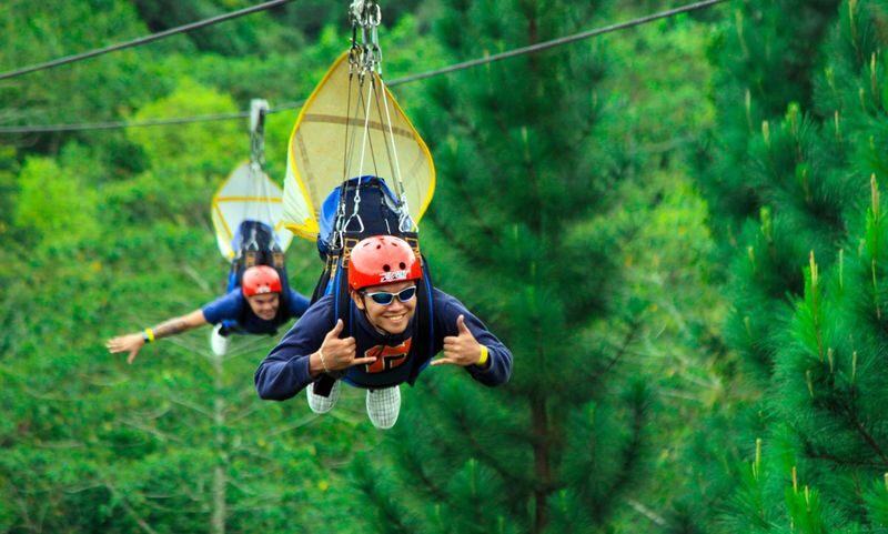 Dahilayan Adventure Park Ticket in Bukidnon - The 840m dual zipline is the main event