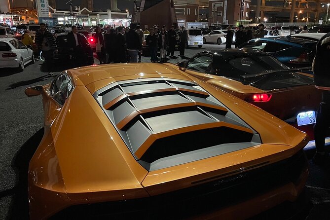 Daikoku PA JDM Car Scene Private Tour in a Lamborghini - Exclusive Lamborghini Experience