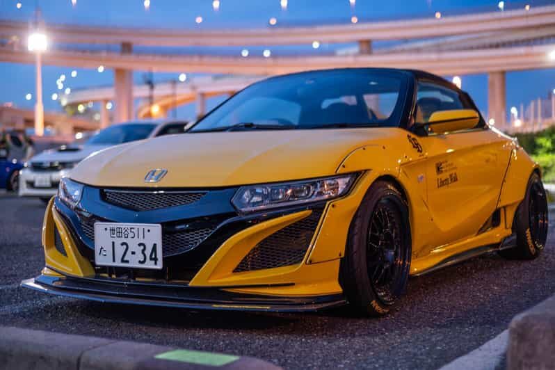 Daikoku Parking : going by this mini JDM - one customer only - The Drive Through Tokyo’s Nighttime Streets