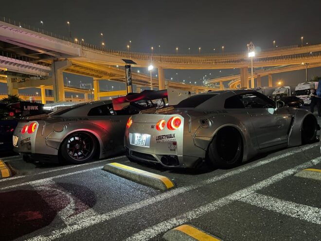 Daikoku Parking : Going by This Mini JDM - One Customer Only - Highlights of Daikoku Parking Area