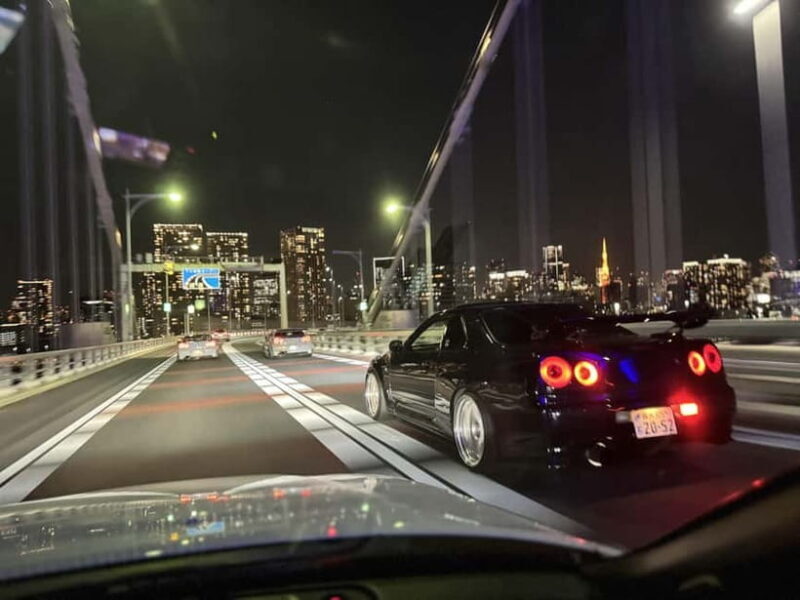 Daikoku & Tokyo Private JDM Tour by Tuned R34 , R35 GT-R - Drop-off & Optional Stop at Tokyo Tower