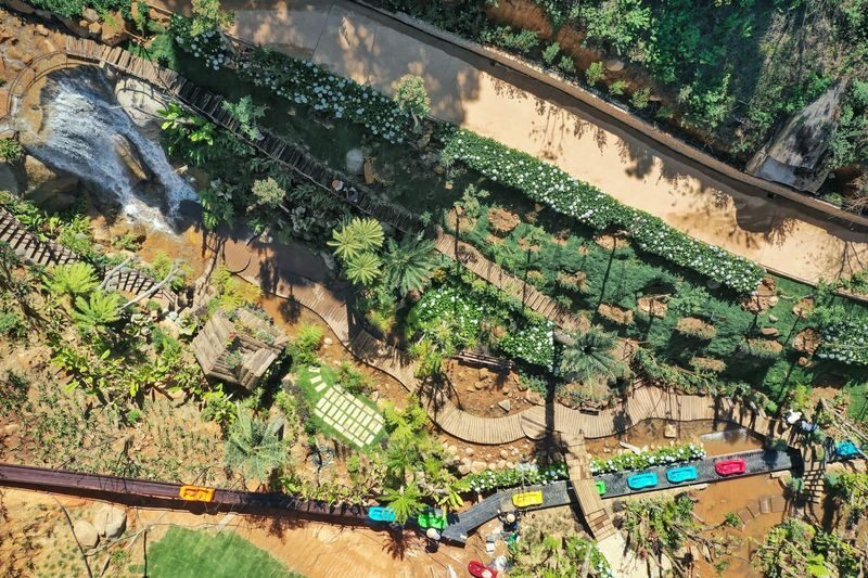 Dalat Flower Highland Ticket - Take the swing for the Ta Nung Pass view