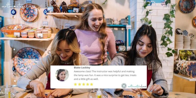 Dallas: Mosaic Lamp Making Workshop - A Detailed Look at the Mosaic Lamp Making Workshop  