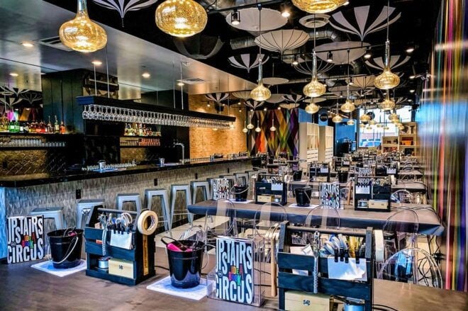 Dallas: Upstairs Circus DIY Crafting & Cocktail Experience - Crafting With Assistance
