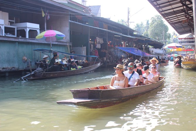 Damnoen Floating Market & Optional Erawan Water Waterfall Tour - Optional Erawan Waterfall Tour (Option B)