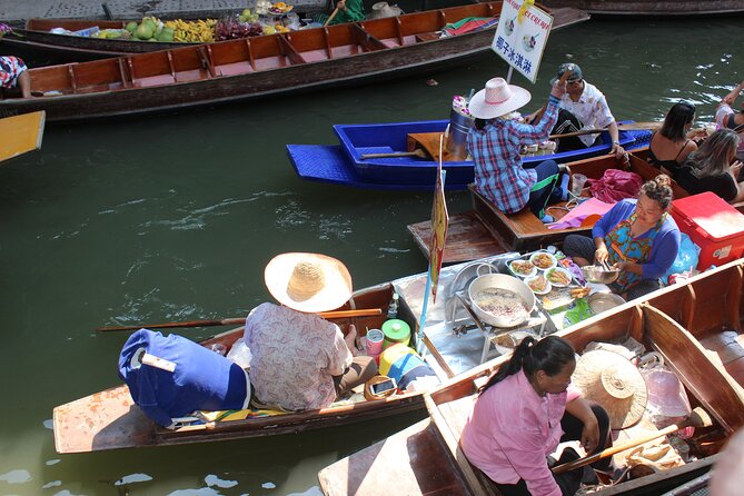 Damnoen Floating Market Trip With Optional Erawan Waterfall Visit - Longtail Boat Ride