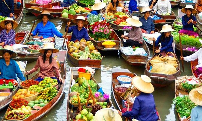 Damnoen Saduak Floating Market - Overview of Damnoen Saduak Floating Market