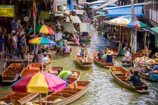 Damnoen Saduak Floating Market & Grand Palace Half Day Tour - Damnoen Saduak Floating Market