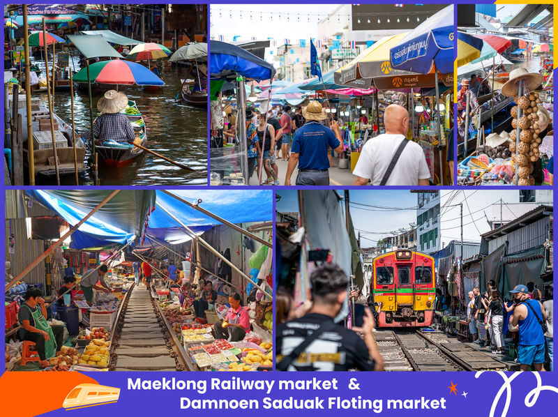 Damnoen Saduak, Maeklong Train, Grand Palace and Sunset View Hidden - What the price includes, and what it does not