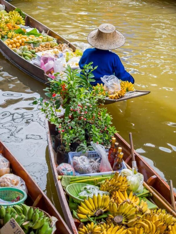 Damnoen : Train Market,Canal Life & Suspension Bridge Scenic - What to Expect on the Tour