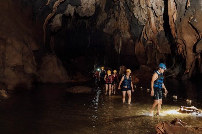 Dark Cave with Mud Bath Experience and Phong Nha Cave Day Tour - Swimming and kayaking keep the morning active