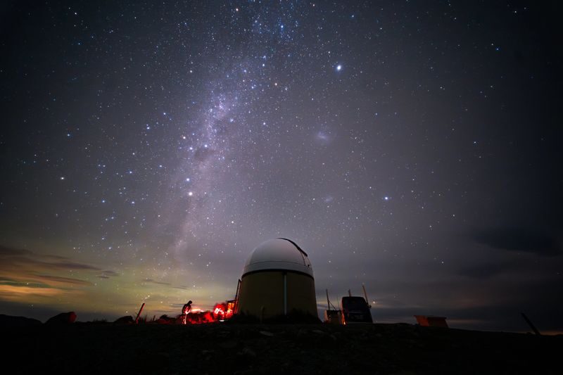 Dark Sky Project Summit Stargazing Experience at Mt John Observatory - Telescopes and the observatory dome