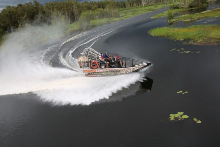 Darwin: Airboat Ride, Helicopter Flight, and Overnight Camp - Experience Highlights