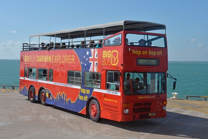 Darwin Big Bus Open-Top Hop-On Hop-Off Tours - From Crocosaurus Cove to Cullen Bay