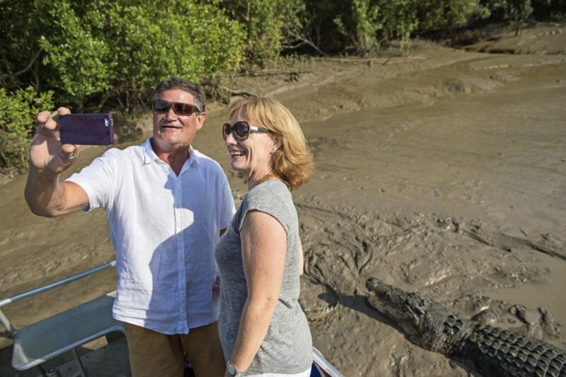 Darwin: Jumping Crocodile River Cruise with Shuttle Bus - Frequently Asked Questions